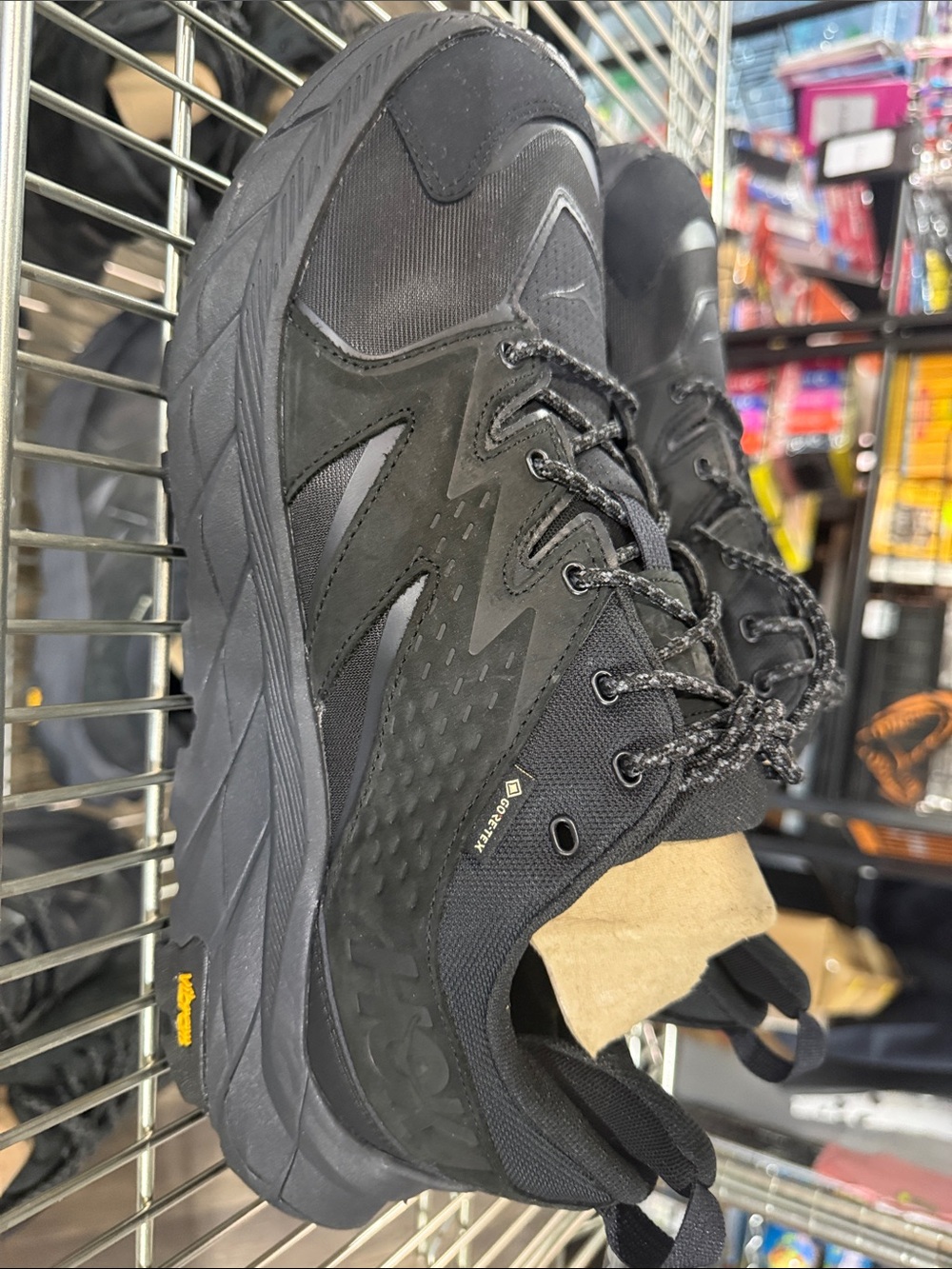 Hoka Men's Black Trail Runner with Gore-Tex